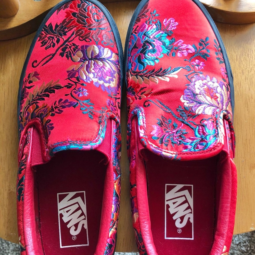 Vans Slip On Festival Satin Size 8